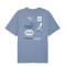 Remera de Hombre Puma Graphic Grid Celeste