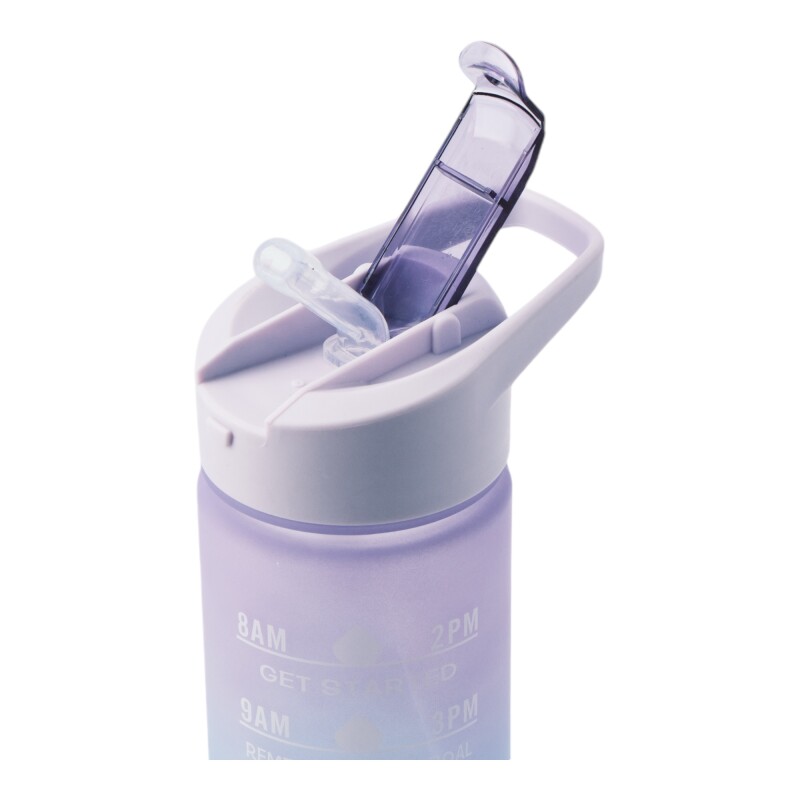 Botella Agua Motivacional 600 Ml Sin Color
