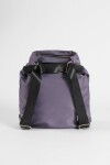 Hobo mochila con bolsillo violeta