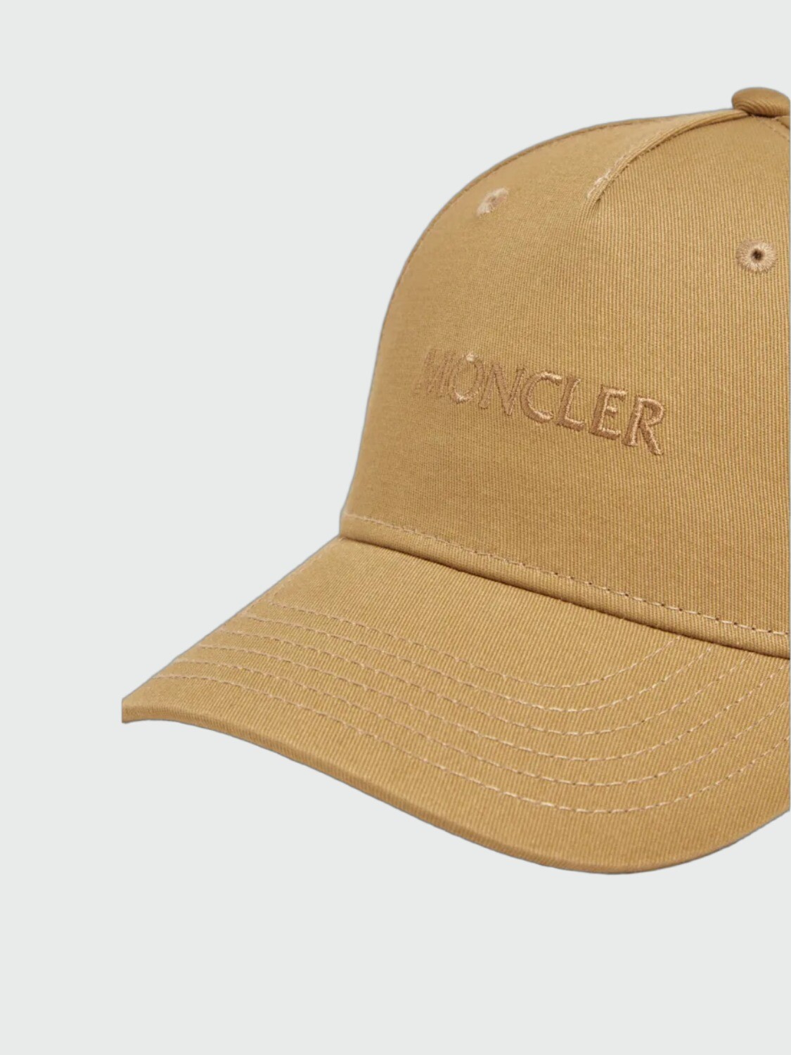 Moncler - Gorra de beisbol Logo Beige Medio