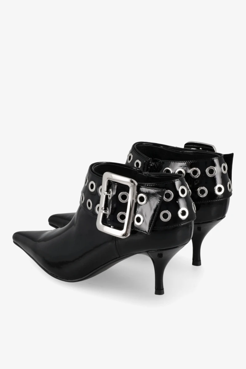 Botin con taco CELESTA-2 Negro