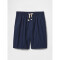 V-RELAXED PO WOVEN SHORT TAPESTRY NAVY