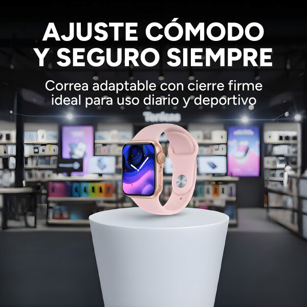 Reloj Inteligente Smartwatch Pro T700S Bluetooth Fitness Color Variante Rosado