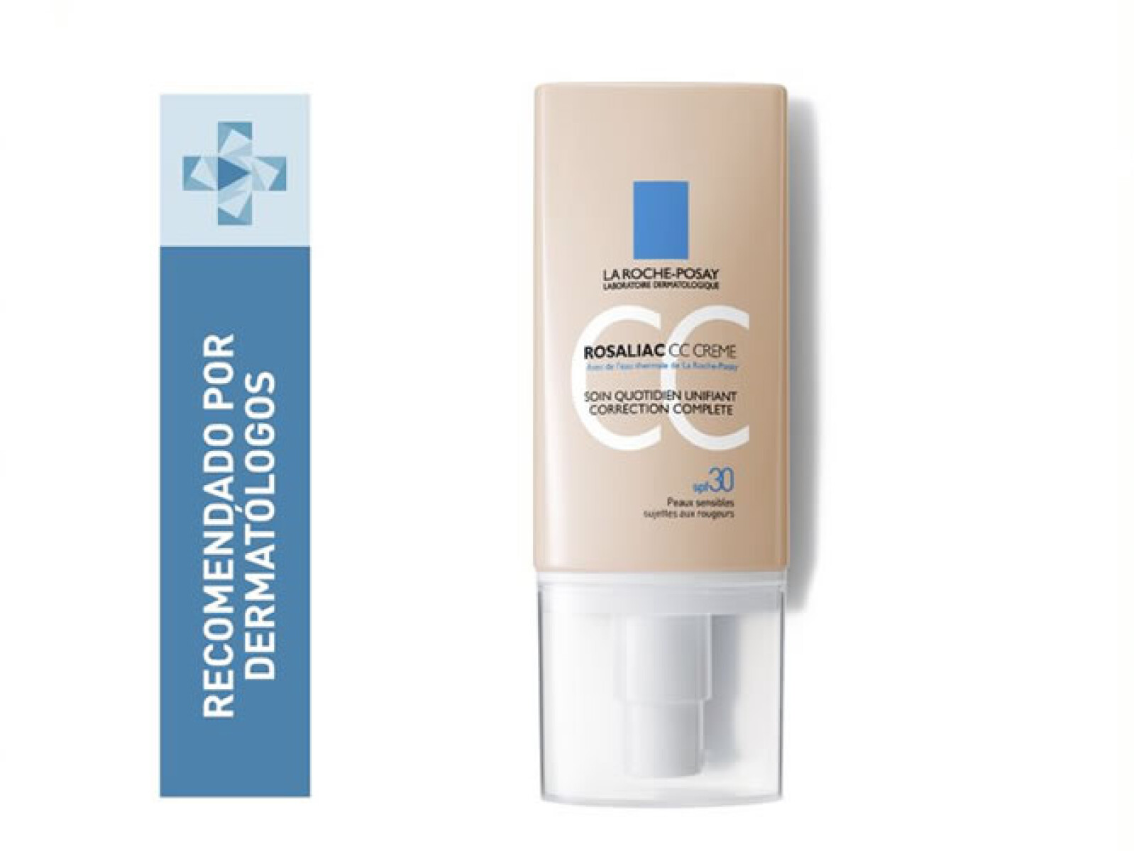 La Roche-Posay Rosaliac CC Cream 50ml – Corrección de Tono e Hidratación para Piel Sensible 