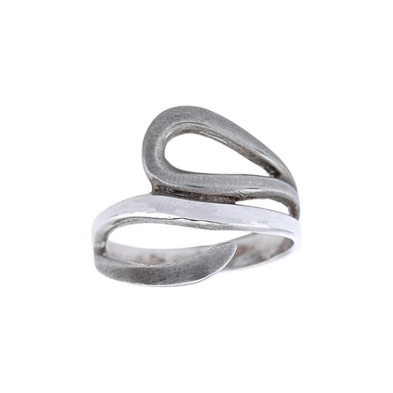 Anillo Onda-Plata 925 Esterlina-Sin Piedra-AN3897 sinpiedra