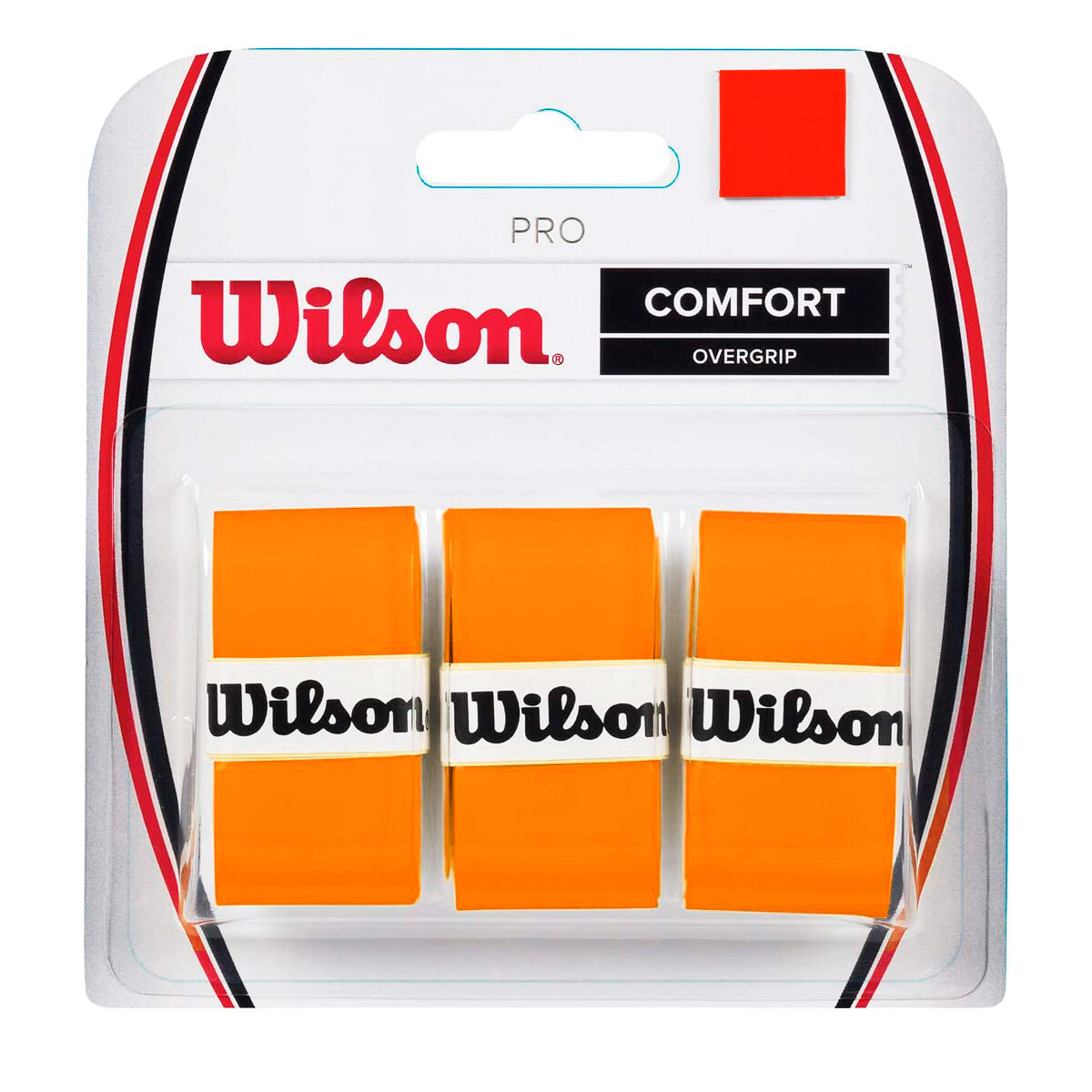 Grip Wilson Comfort Overgrip Pro P/ Raqueta De Tenis - Naranja 