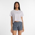 Remera New Balance de Dama - Drapey Relaxed - WT51133PEG GREY