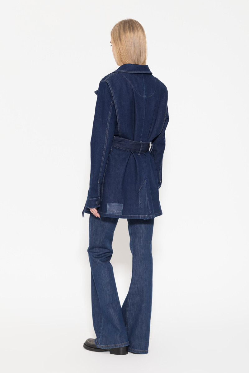 TRENCH NIKI Azul