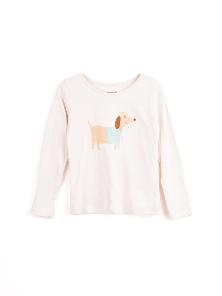 REMERA FRIENDS BEIGE CLARO