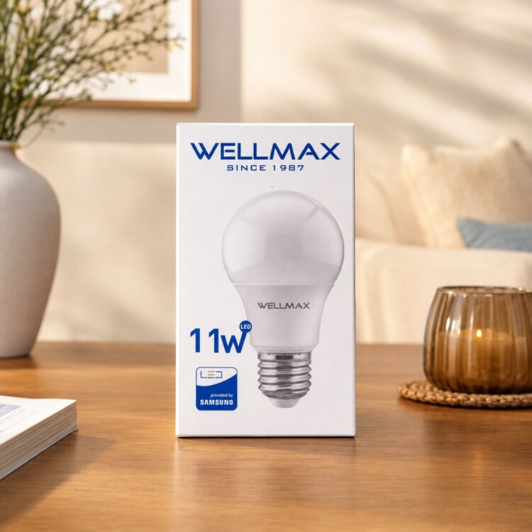 Lampara Led 11W Wellmax Calida Blanco