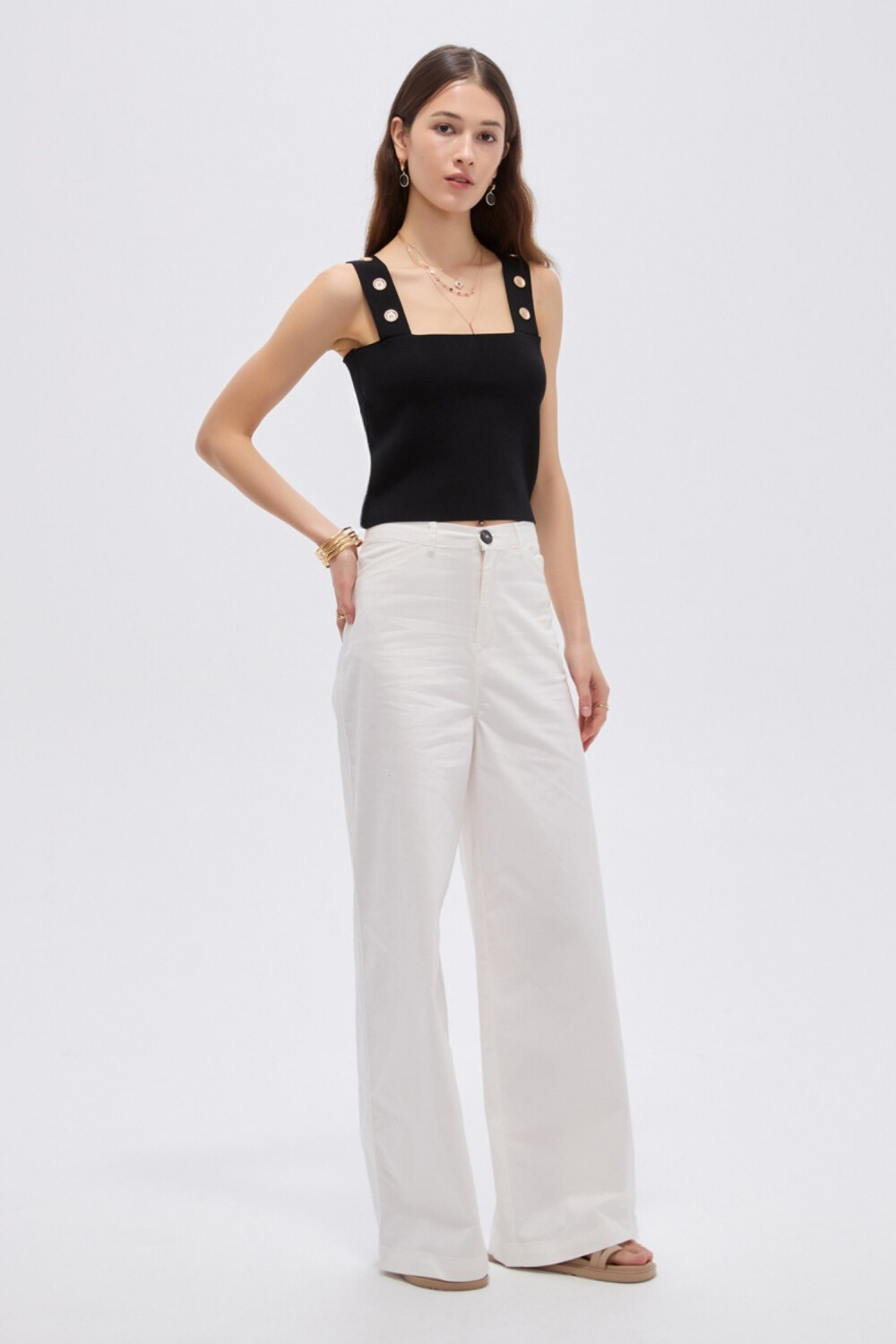 Pantalon Aysen Marfil / Off White