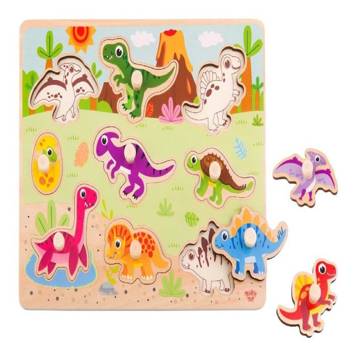 tooky toy puzzle dinosaur 