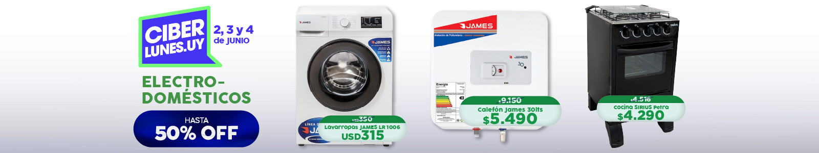 Homeslider LANDING Ciberlunes Electrodomésticos