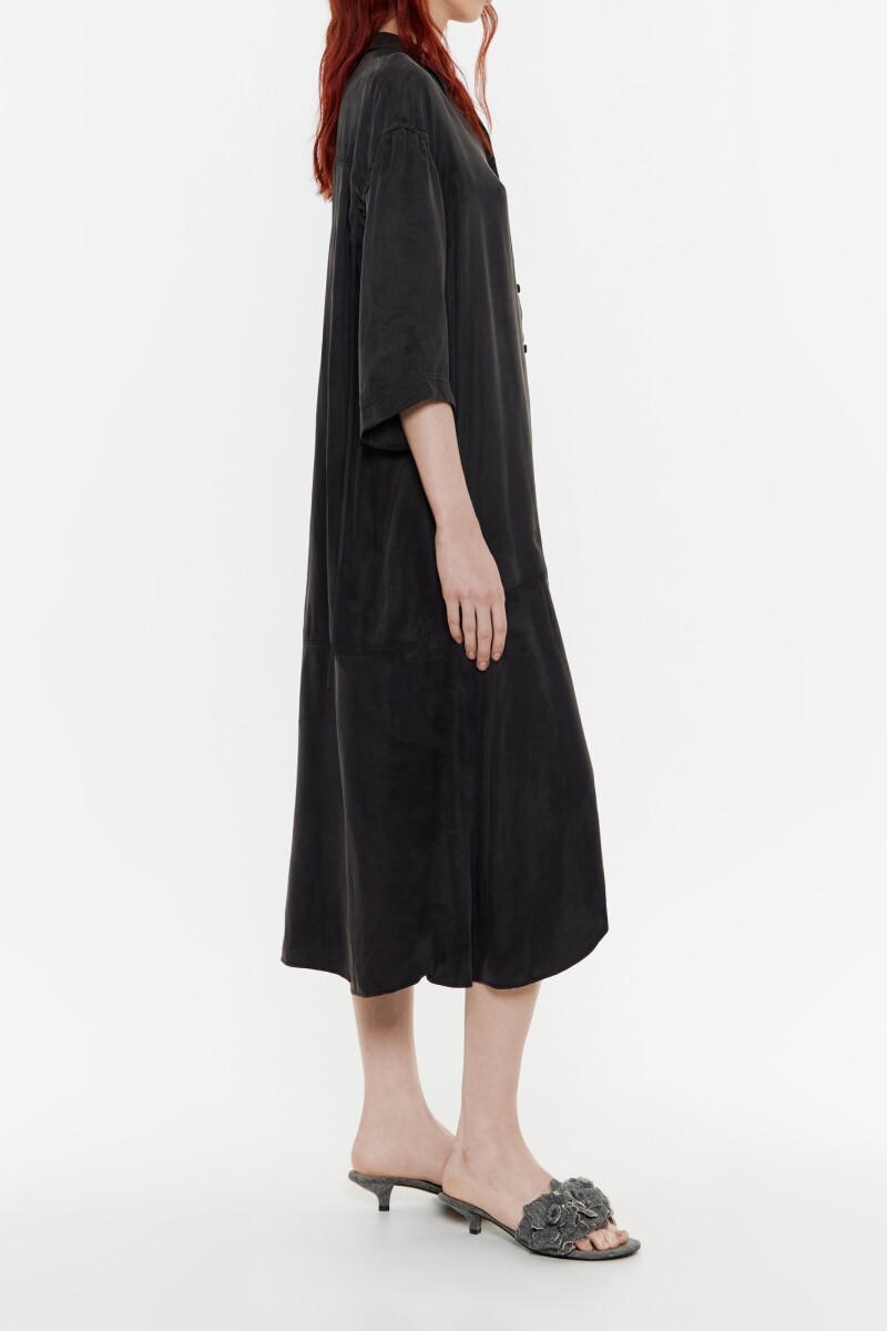 VESTIDO MUJER CANARY CAMO Negro