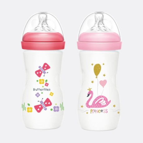 Set De Mamaderas X2 Rosa