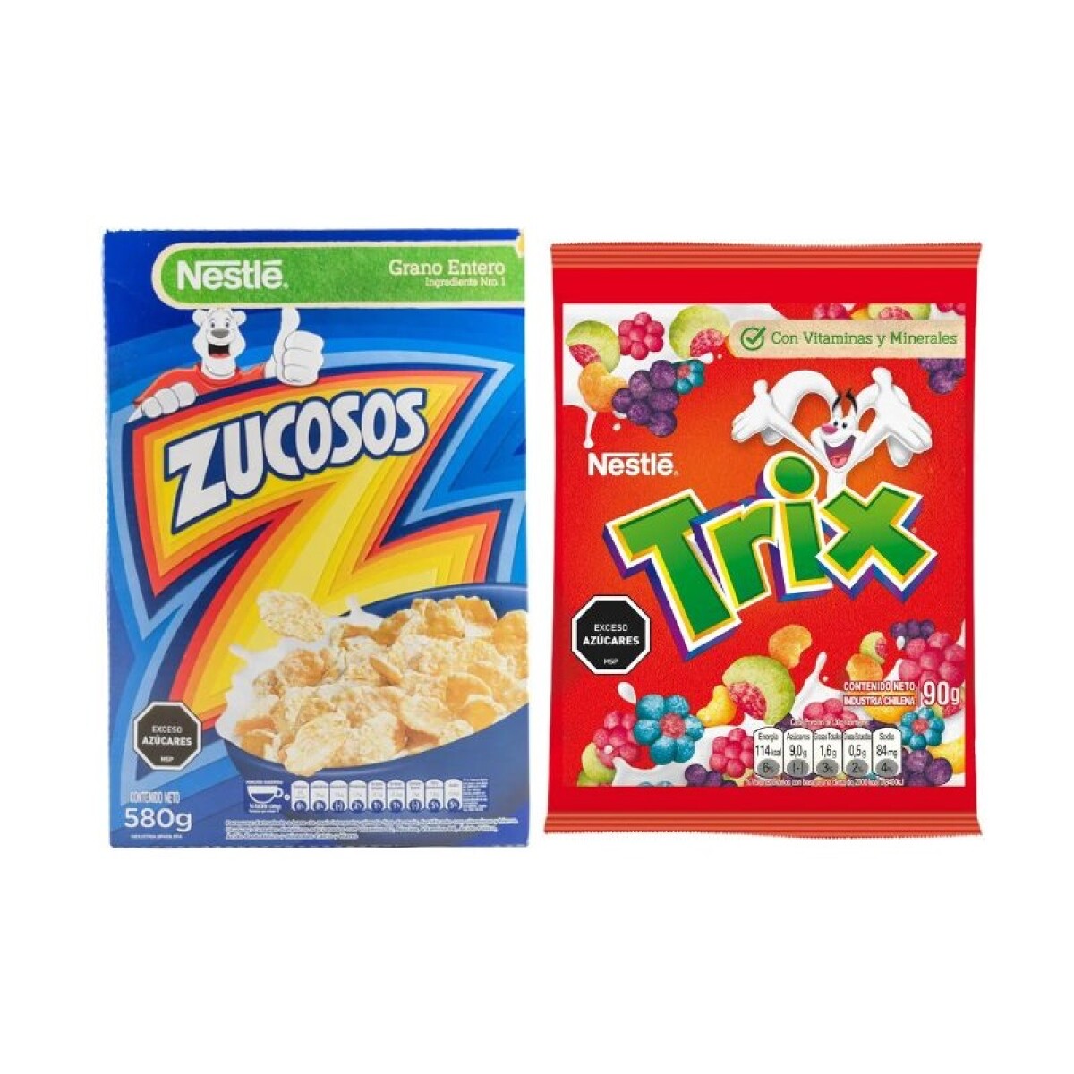 Pack Cereales Zucosos 580G + Trix 90G 