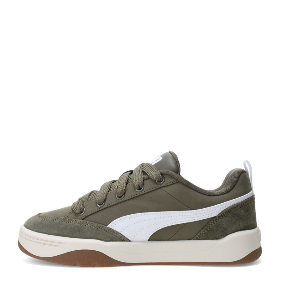 Championes de Hombre Puma Park Lifestyle Street Verde - Blanco