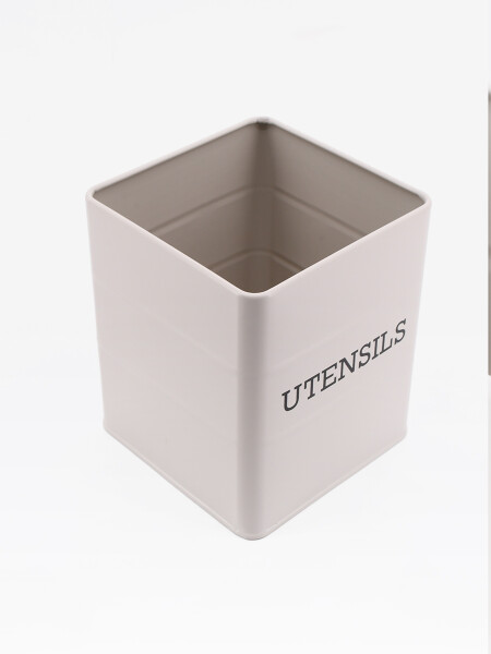 SOPORTE UTENSILIOS O. WHITE GRIS