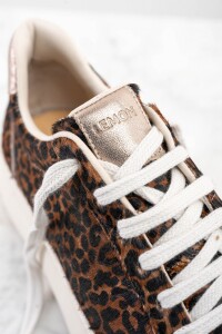 Zapatilla Animal Print Marrón