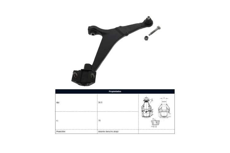 Parilla De Suspension Del Citroen Ax/Saxo, Peug 106 86-25 Der Parilla De Suspension Del Citroen Ax/Saxo, Peug 106 86-25 Der