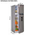 Heladera Con Freezer Smartlife Sl-rnf370sdinv HELADERA SMARTLIFE SL-RNF370SDINV INOX