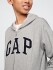 V-FRCH FT BAS HERITAGE LOGO FZ LIGHT HEATHER GREY B08