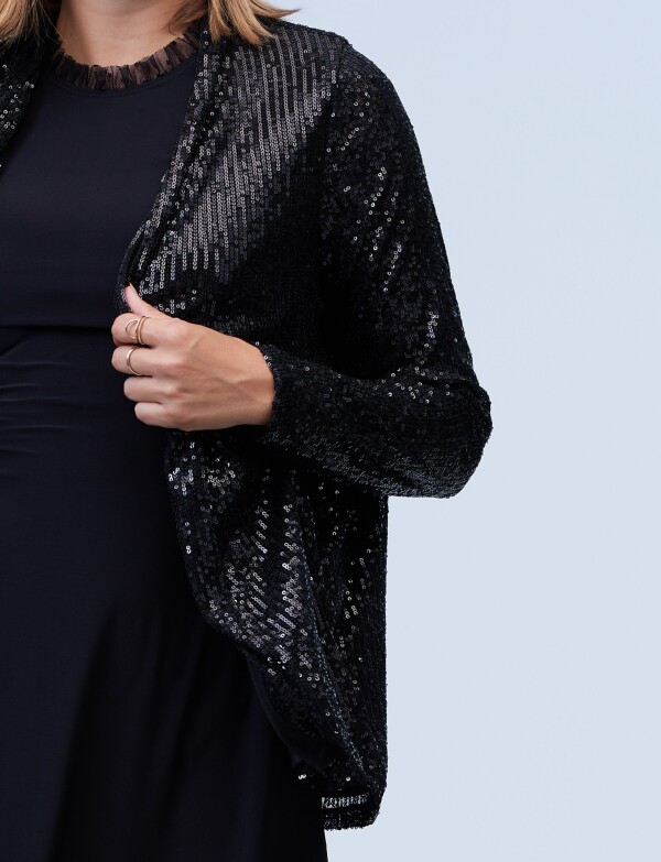 Chaqueta Lentejuelas NEGRO