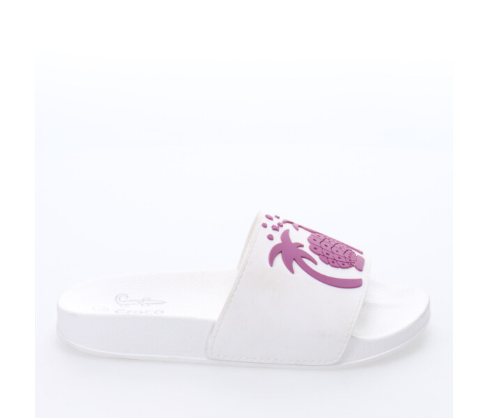 Sandalias de Niña MINI Miss Carol CARTU con palmeras Blanco