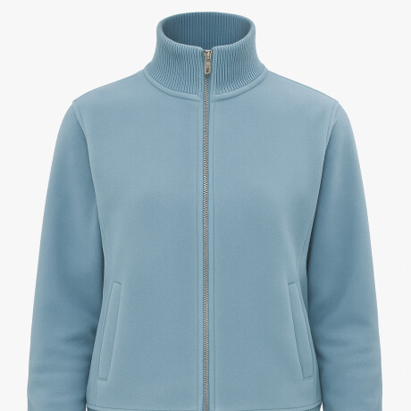 Campera Peach Dama Azul Piedra