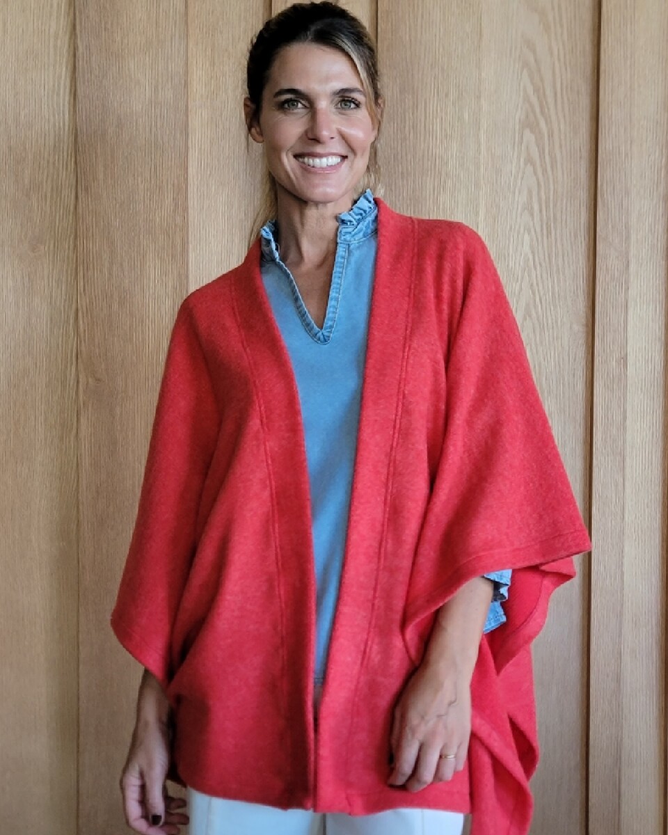 Ruana Cerdeña - Rojo 