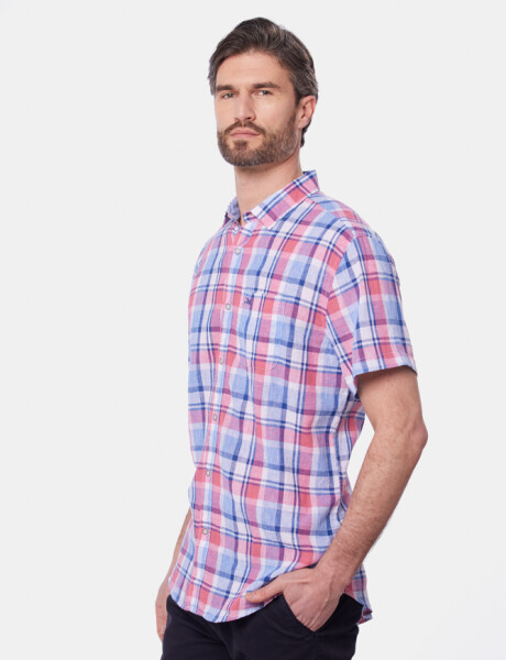 CAMISA DE LINO Rosado
