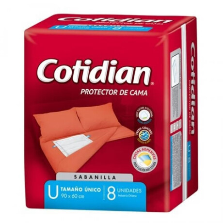 Cotidian Sábanas Absorbentes 92x63 X8 Adulto Cotidian Sábanas Absorbentes 92x63 X8 Adulto