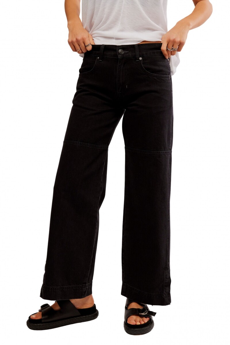 BENJI RELAXED WIDE LEG Negro