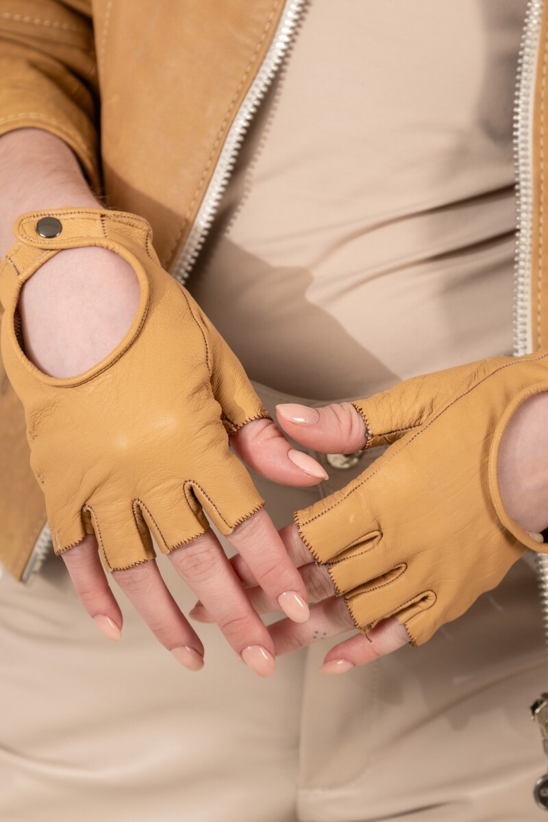 Guantes de Conducir Camel