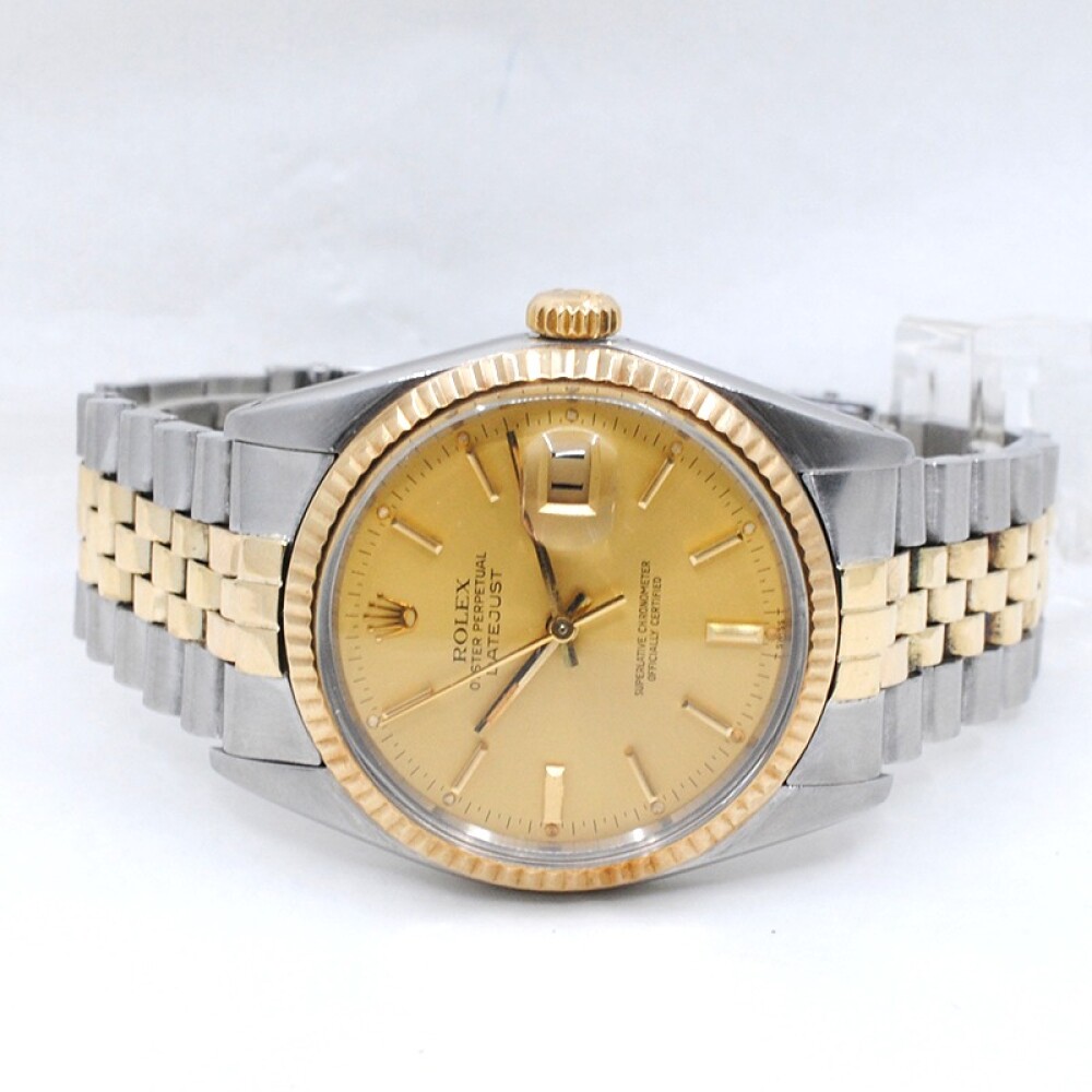 Rolex Datejust 16003 acero y oro 36 mm año 1978 calendario rápido Rolex Datejust 16003 acero y oro 36 mm año 1978 calendario rápido