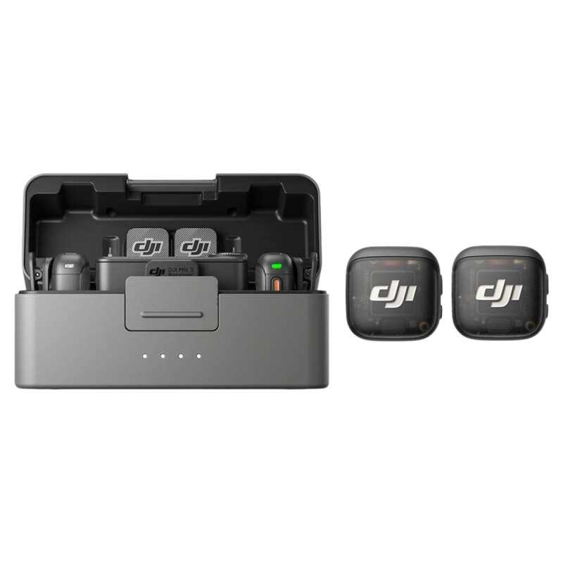 Set de Micrófono Solapero Inalámbrico DJI Mic 3 Set de Micrófono Solapero Inalámbrico DJI Mic 3