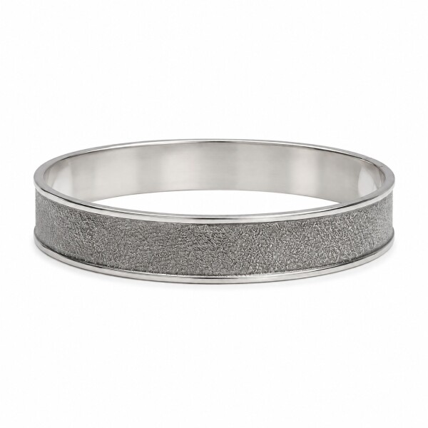 Esclava rayada con borde -Plata 925-Sin piedra-ES3014 sinpiedra