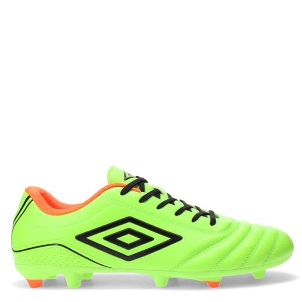 Championes de Fútbol 11 Hombre Umbro Classico III HG Verde - Negro - Anaranjado