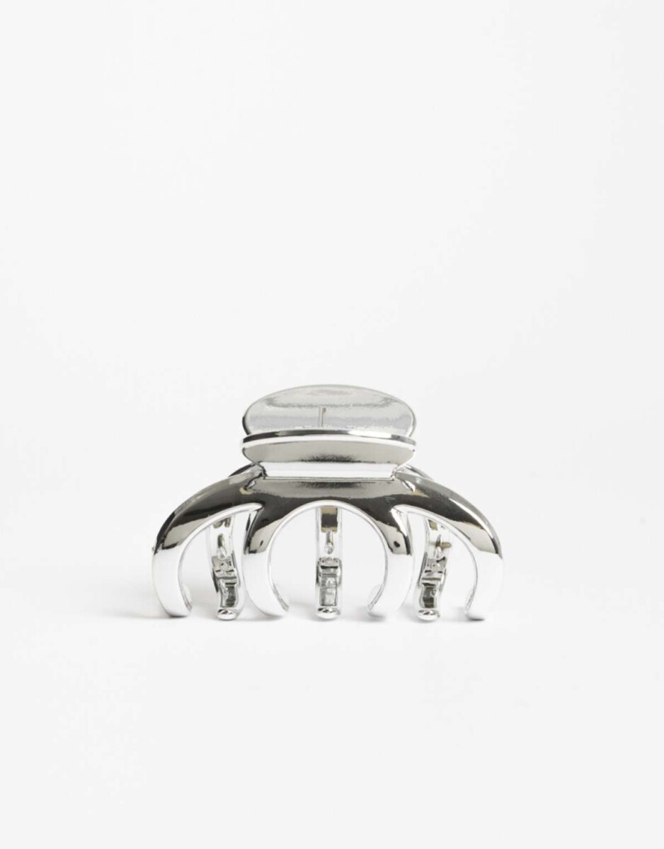 Broche De Acrílico - Plateado 