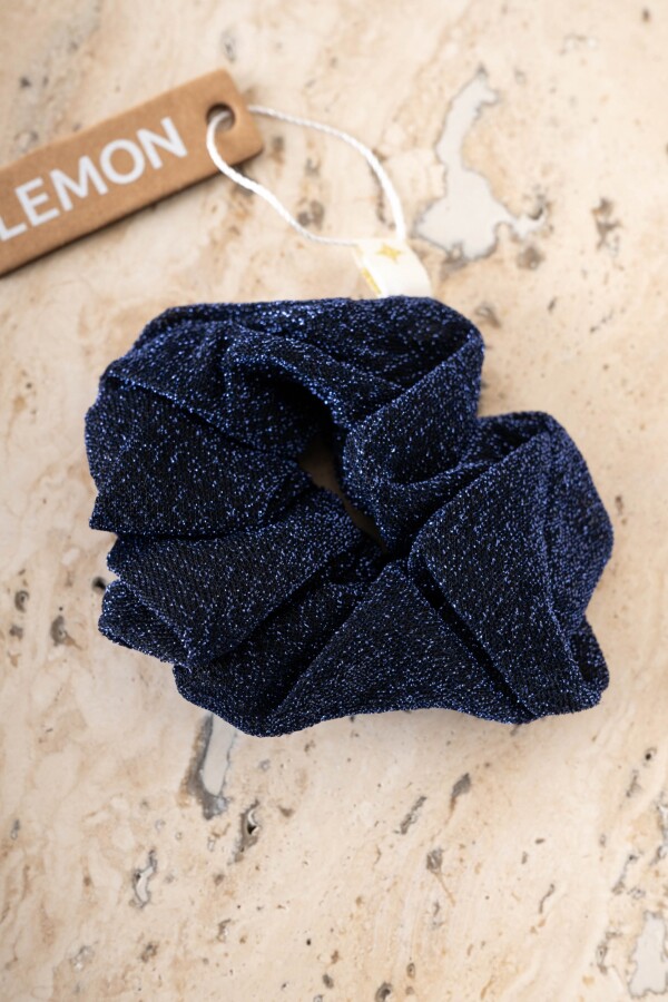 Scrunchie Lurex Marino