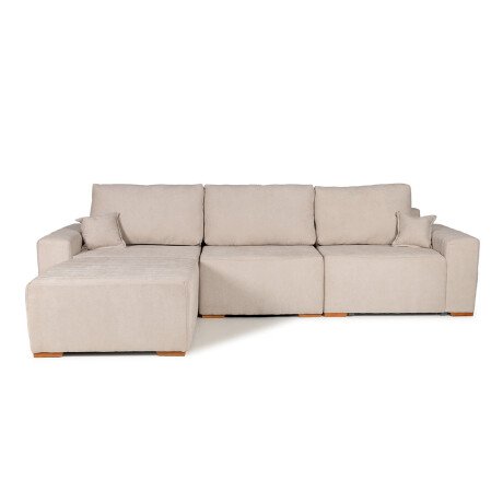Sofá Modular Varen (Outlet) - 4 módulos - Tela Microfibra Berlin 02 (Beige)