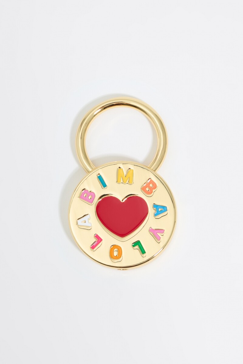 LLAVERO CANDADO LOGO CANDY Oro