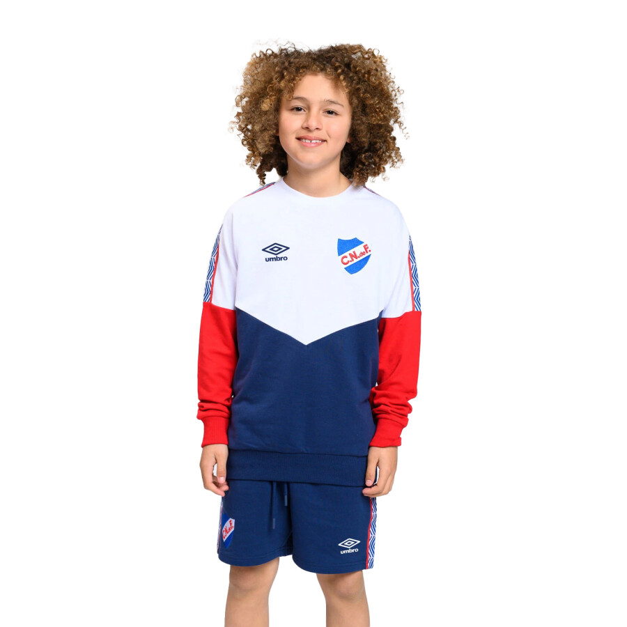 Buzo de Niños Umbro Ribbon Nacional Azul Marino - Blanco - Rojo