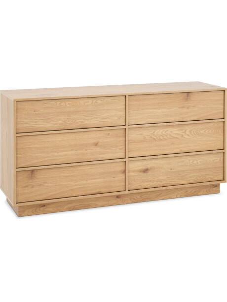 Cómoda TRANUM 3+3 cajones roble cálido Cómoda TRANUM 3+3 cajones roble cálido