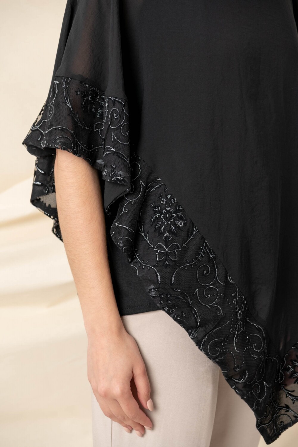 BLUSA ERIDANI Negro