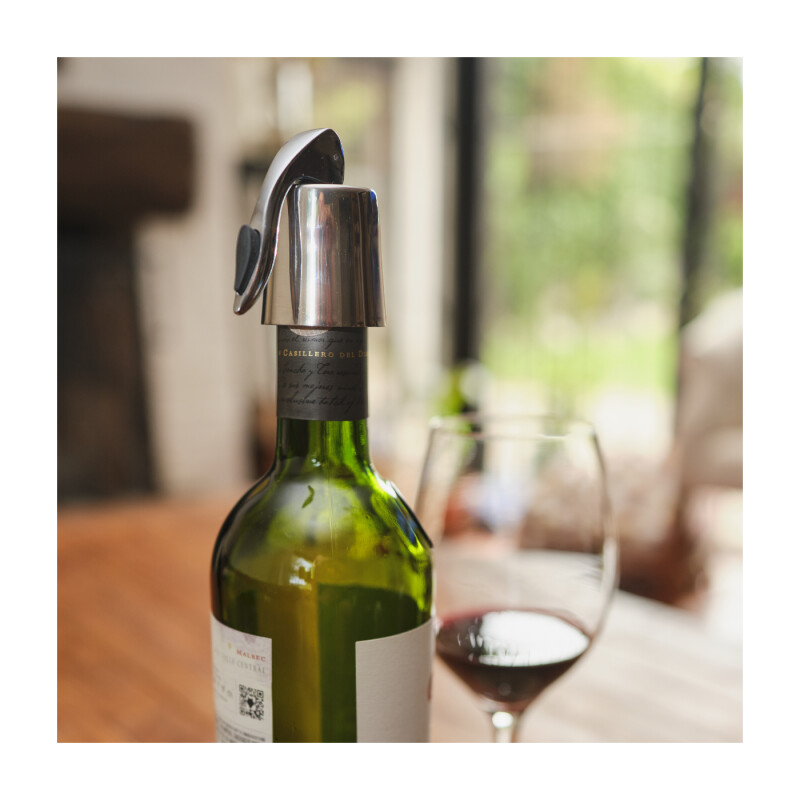 Tapon para botellas de vino sellado al vacio Sin Color
