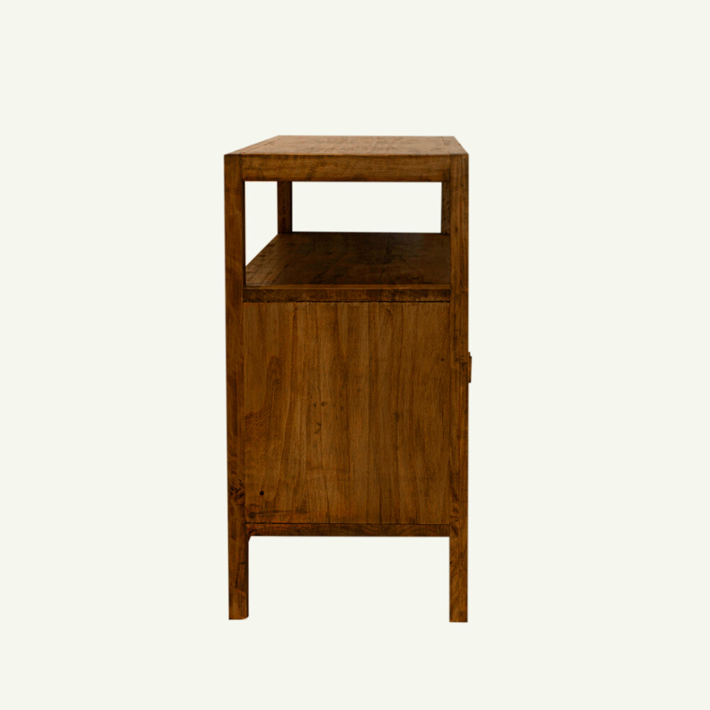 Mueble auxiliar con estante y puertas con esterilla 100x40x80h (por pedido) Mueble auxiliar con estante y puertas con esterilla 100x40x80h (por pedido)