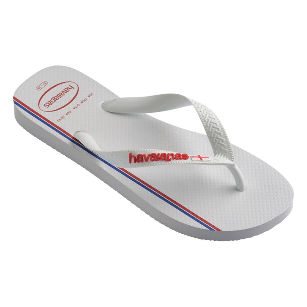 Sandalias Havaianas Top Nations II FC White Red Apache