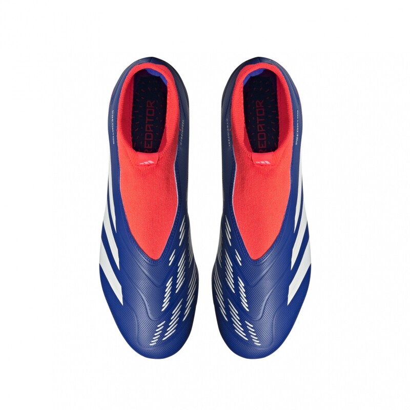 Championes adidas Predator League Laceless Firm Ground lucid blue/solar red/white