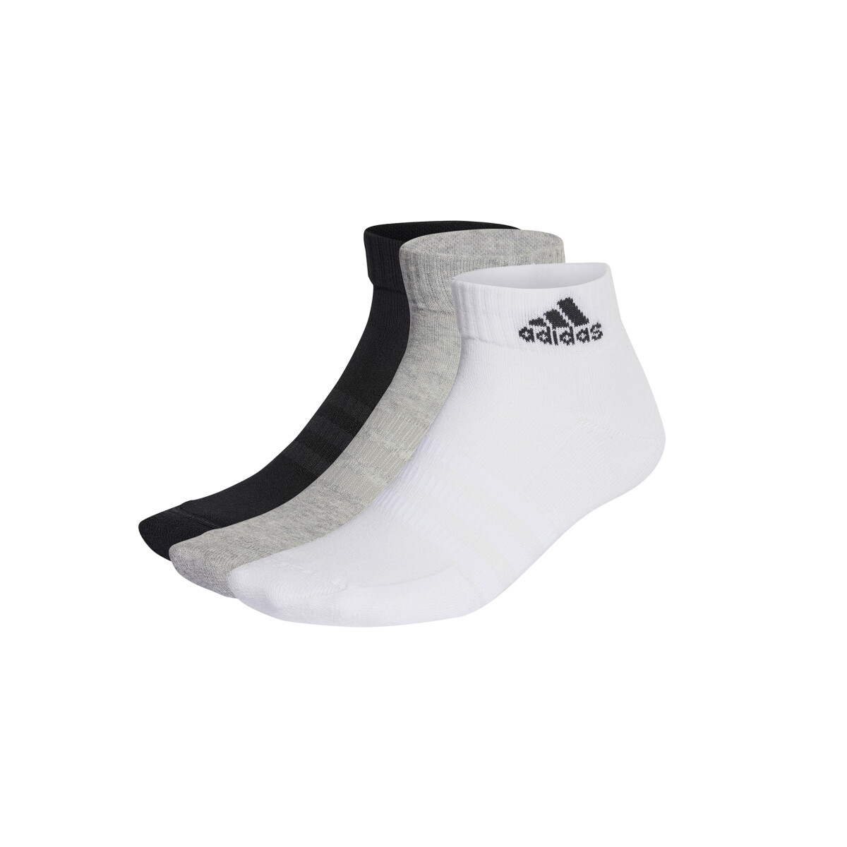 MEDIAS adidas SPORTSWEAR - Black/Grey/White 